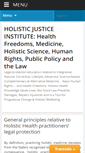 Mobile Screenshot of holisticmedicinelaw.org